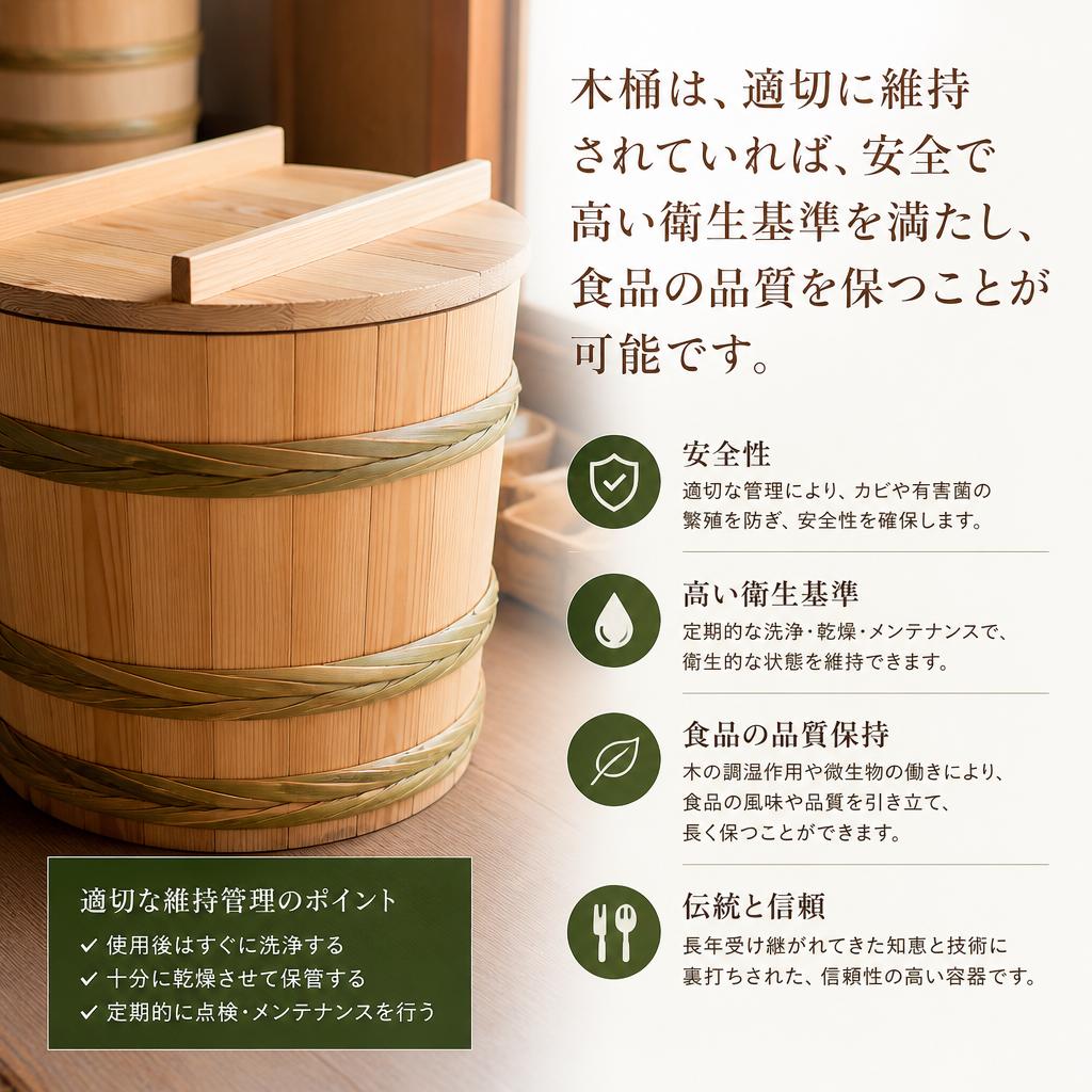 4. 食品衛生と木桶の関係