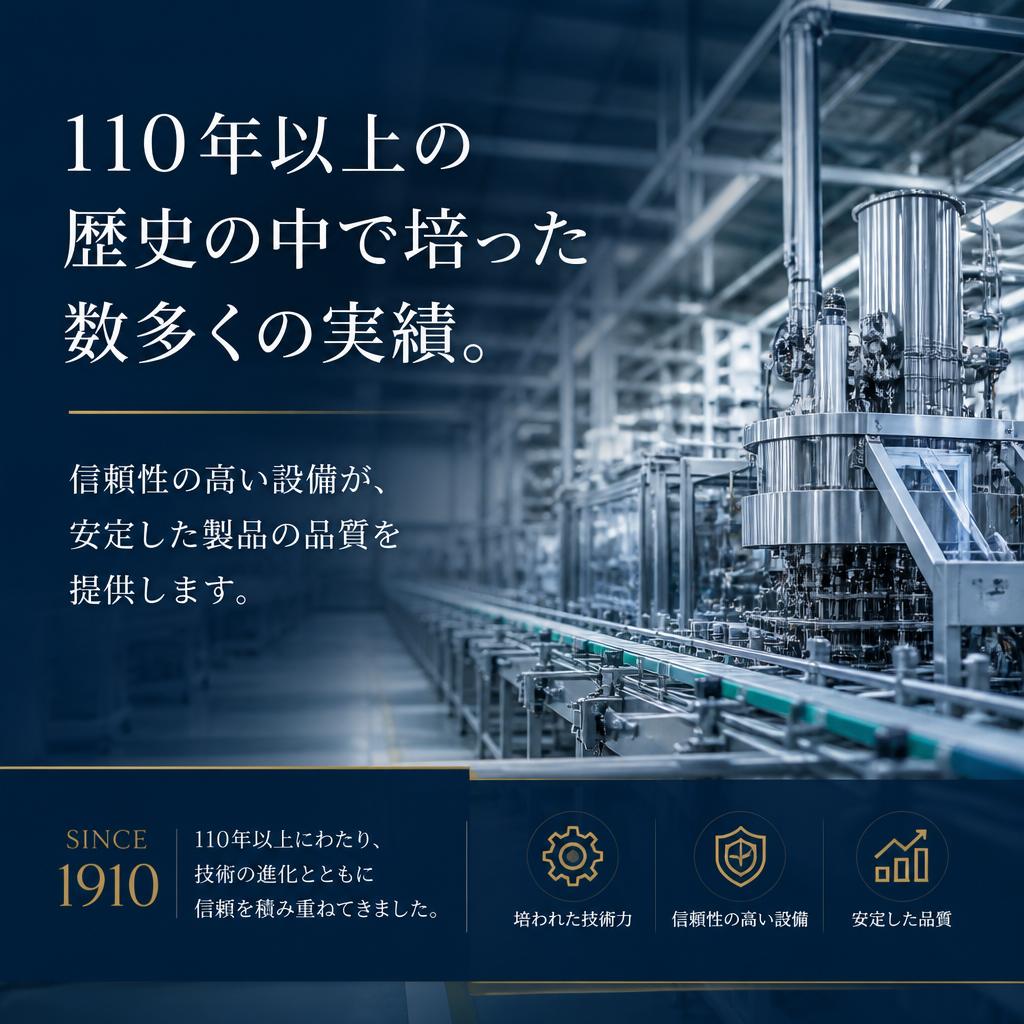 豊富な実績と信頼性