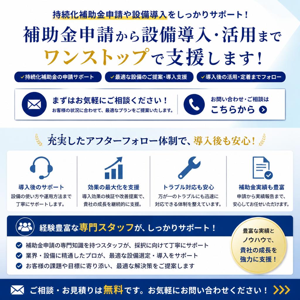 今すぐお問い合わせを！