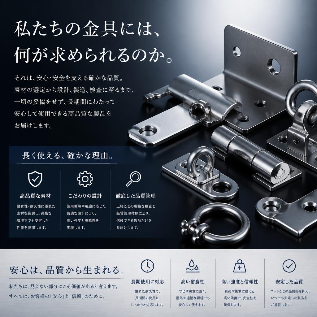 高品質を支える耐久性