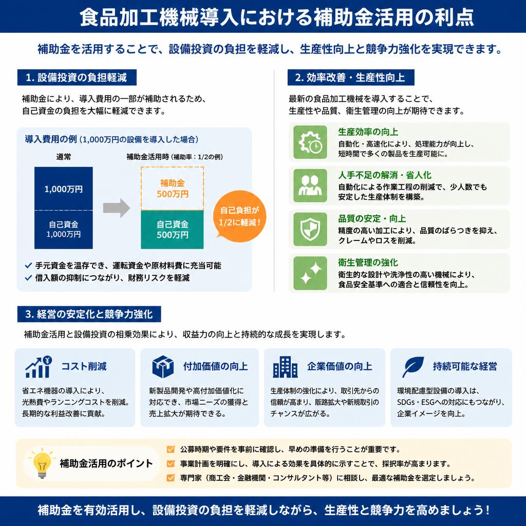 補助金を利用した生産性向上のメリット