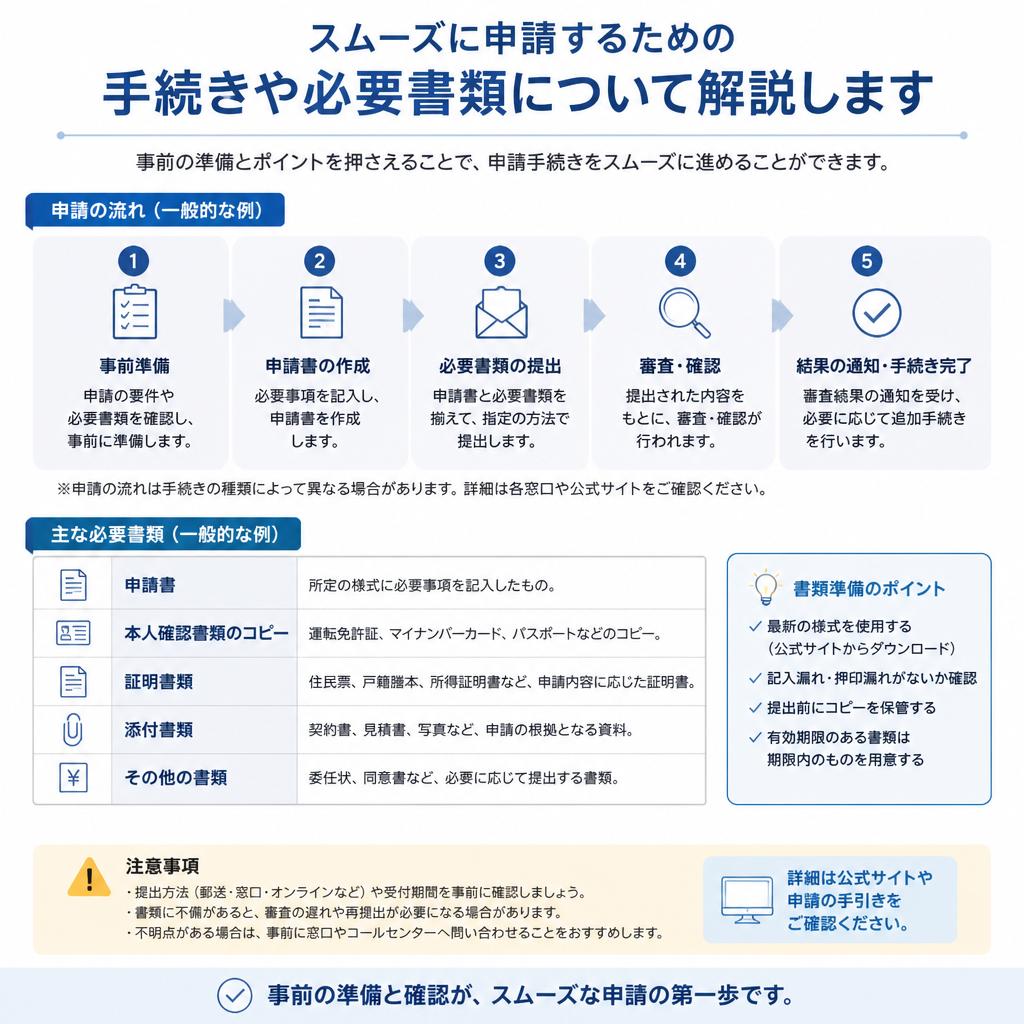 4. 補助金の申請手続き
