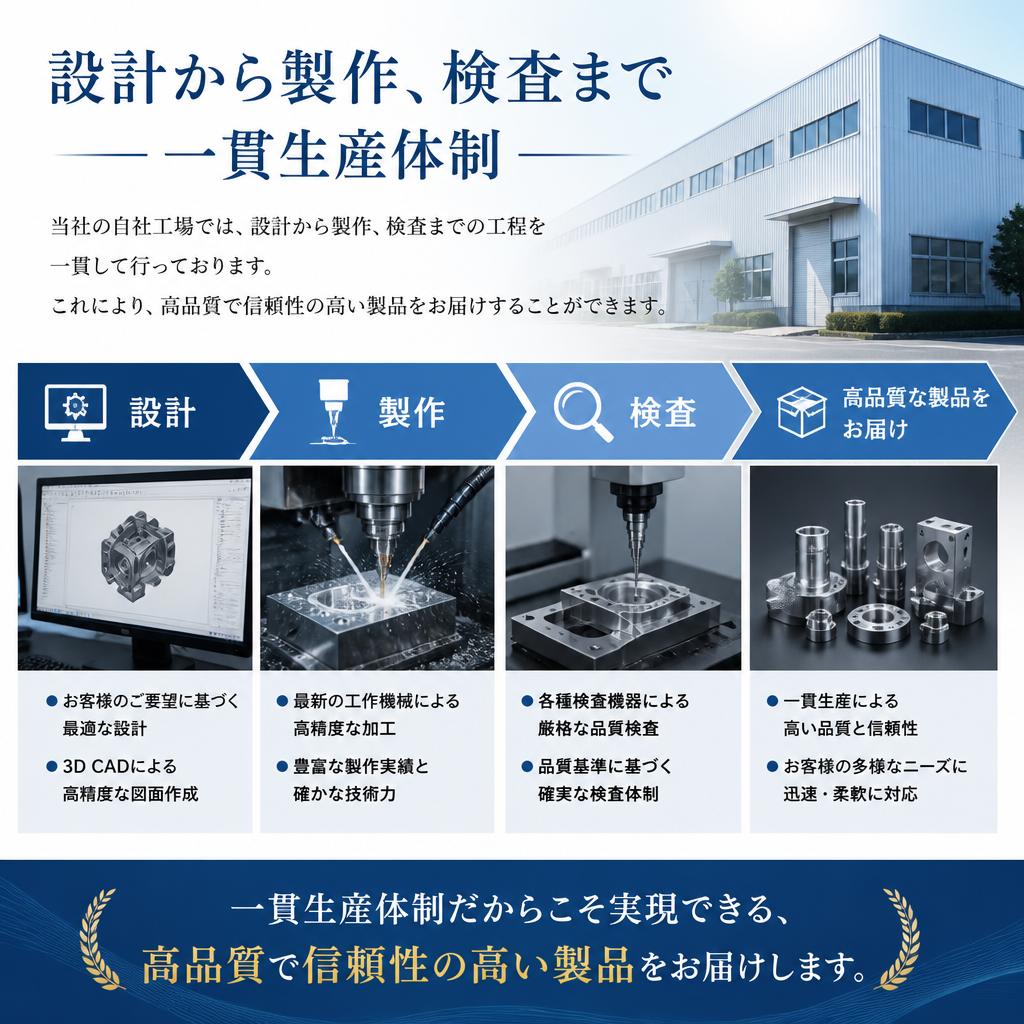 2. 自社工場での一貫製作