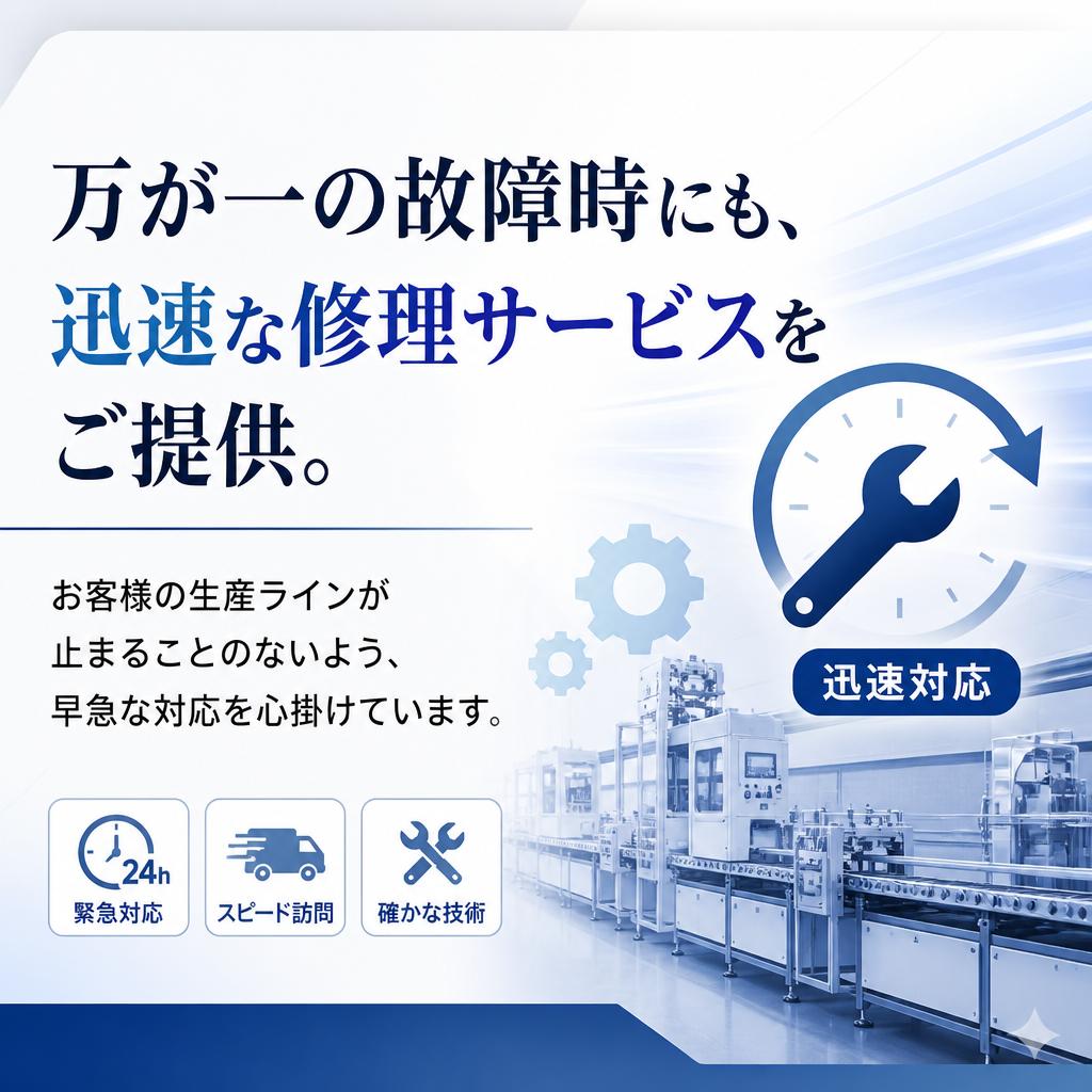 5. 迅速な修理サービス