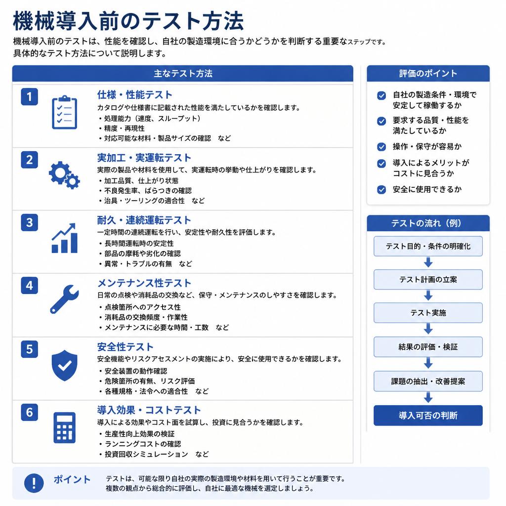 4. 導入前の重要なテストと評価プロセス