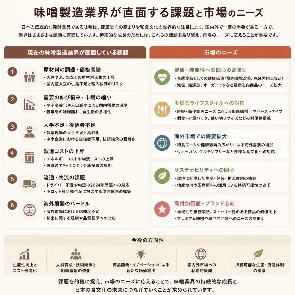 2.味噌製造の現状と課題