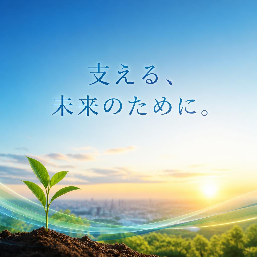 支える、未来のために。