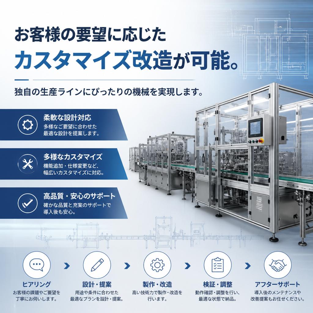 カスタマイズ改造で実現する最適化